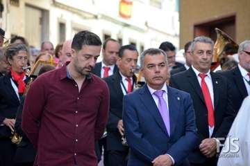 Procesión religiosa por las calles de El Ejido (Foto Francisco Javier Santana)